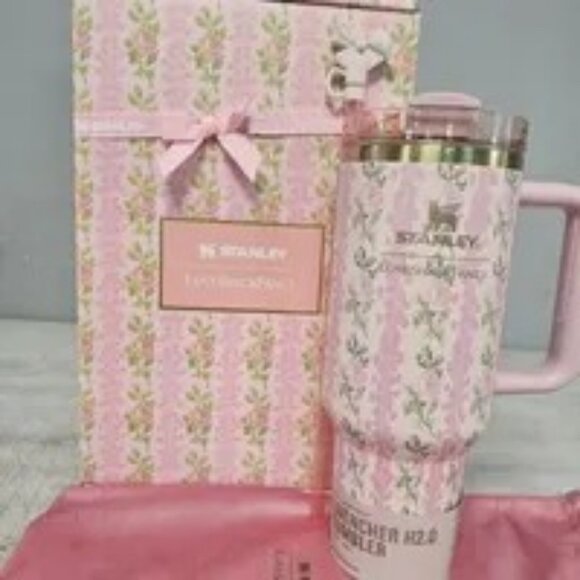 Other - Stanley x Starbucks Quencher H2.0 Tumbler – Limited Edition Pink Floral (40 oz)